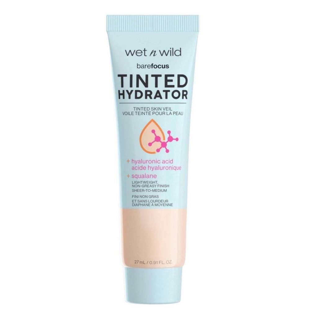Wet n Wild BareFocus Tinted Hydrator 0.91oz Hyaluronic Acid Oil-Free NWT
